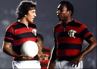 Zico e Pelé