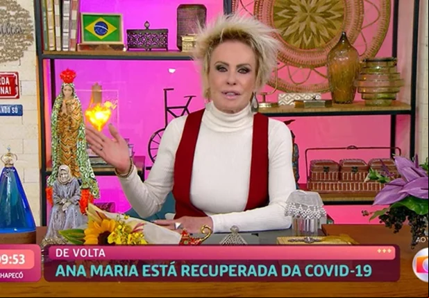 Ana Maria Braga em retorno ao Mais Você