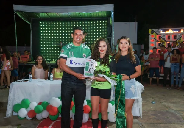 Musa do time Lagoa de Fora foi campeã