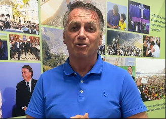 Bolsonaro convocando para manifestação