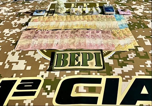 Material apreendido pelo BEPI em Água Branca