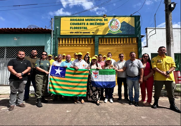 Inauguração da nova sede da Brigada Municipal de Combate a Incêndio Florestal em São João do Arraial