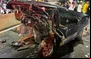 Acidente na BR 316 deixou carro totalmente destruído