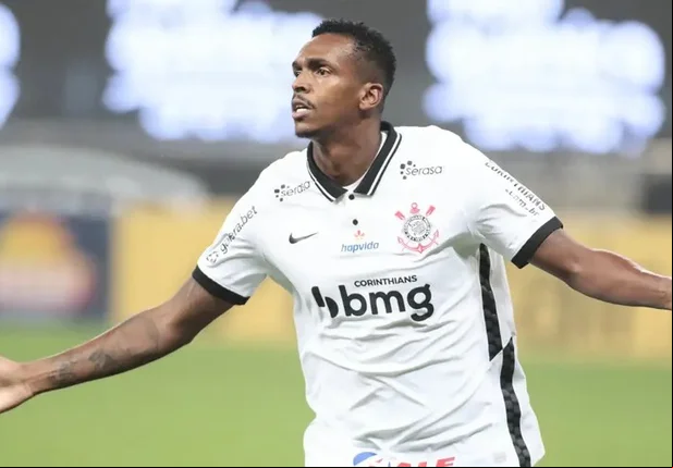 Ex-atacante Jô, com a camisa do Corinthians