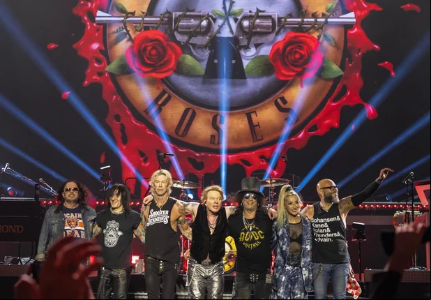 Guns N' Roses fará 5 shows no Brasil em 2025