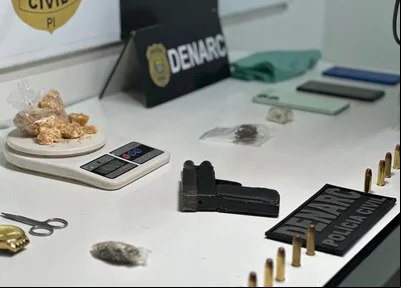 Um dos presos portava arma de fogo